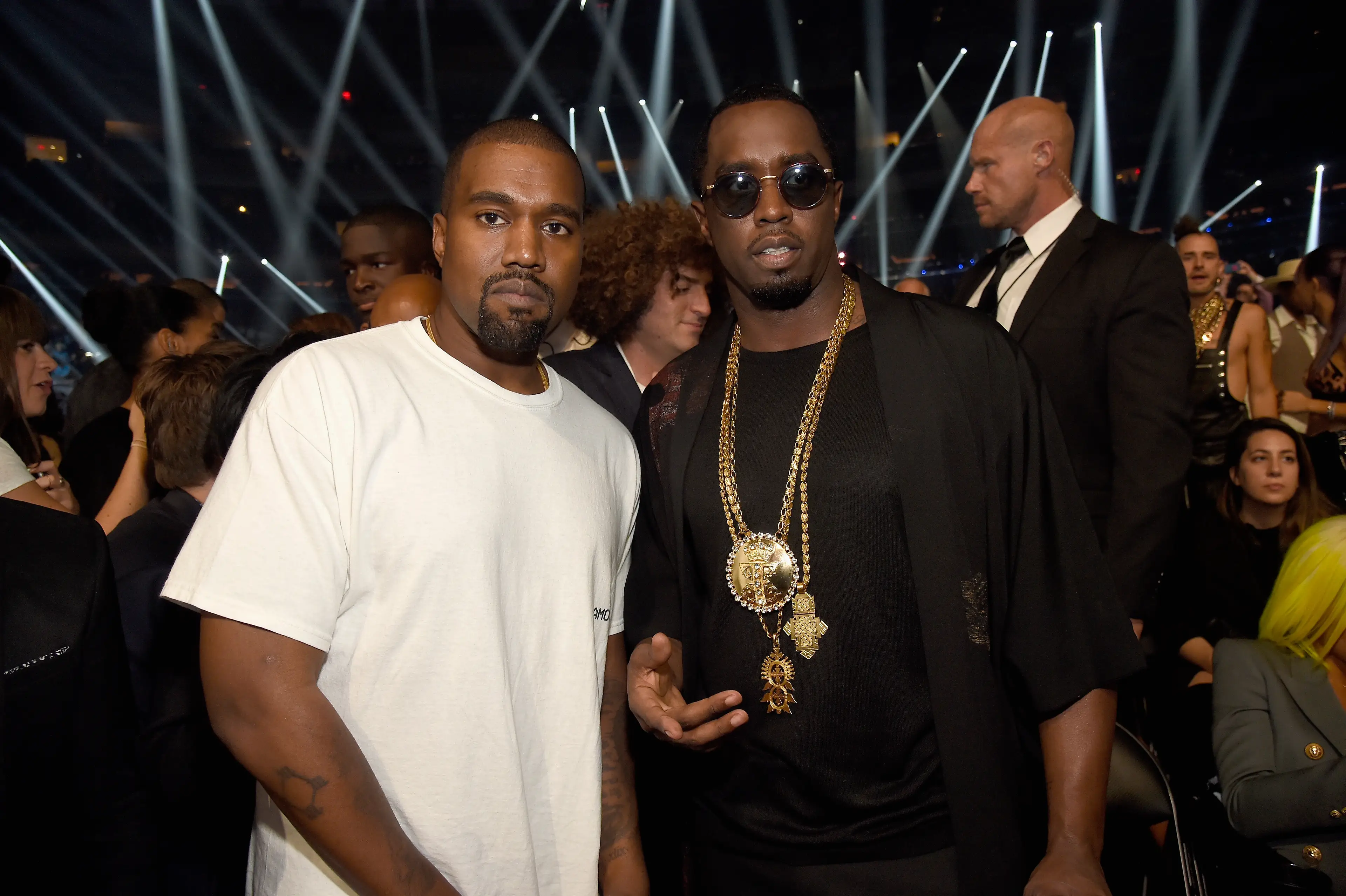 Kanye West has publicly supported Sean Combs amid the allegations he's facing (Kevin Mazur/WireImage)