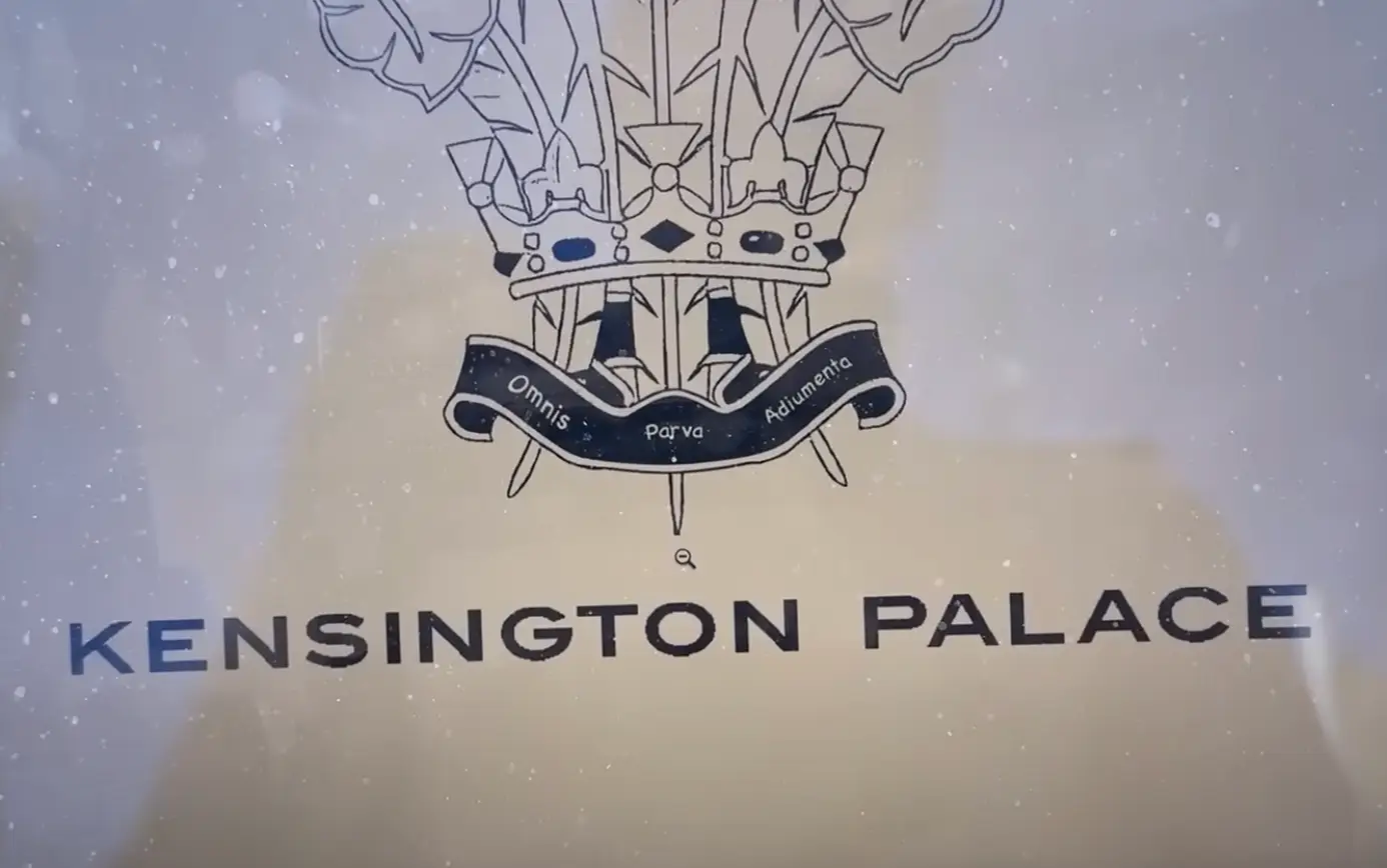 The edited Kensington Palace crest.