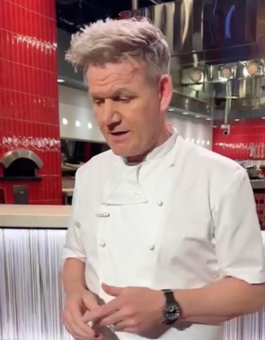 Ramsay said he looks like a 'purple potato'. (Instagram/@gordongram)