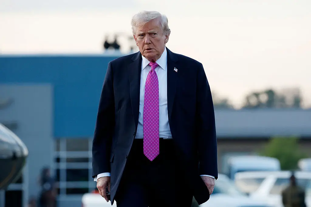 Donald Trump celebrated Jimmy Kimmel's show being taken off air (Kevin Dietsch/Getty Images)