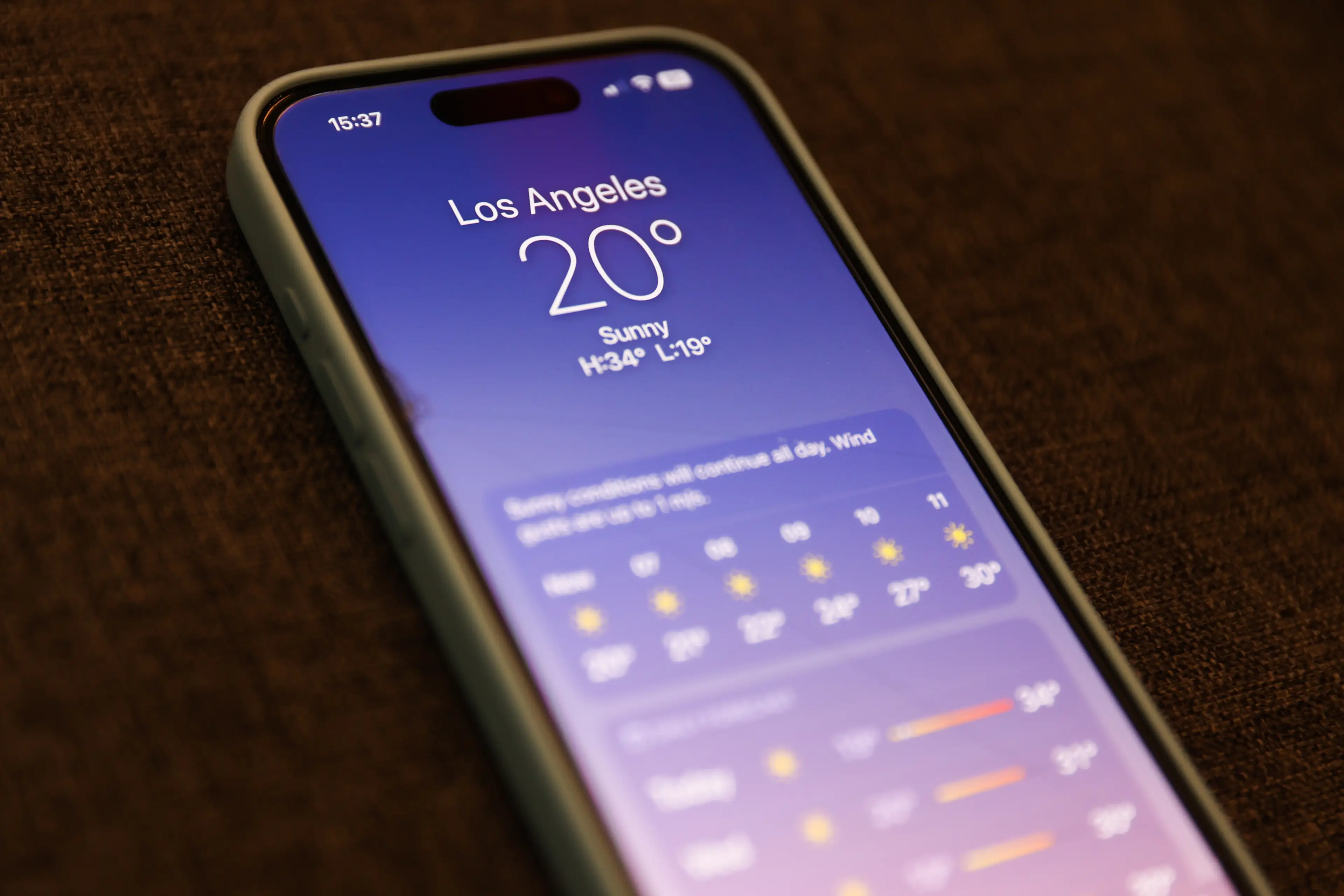Do you really know what you're looking at when you check the weather app? (Jakub Porzycki/NurPhoto via Getty Images)