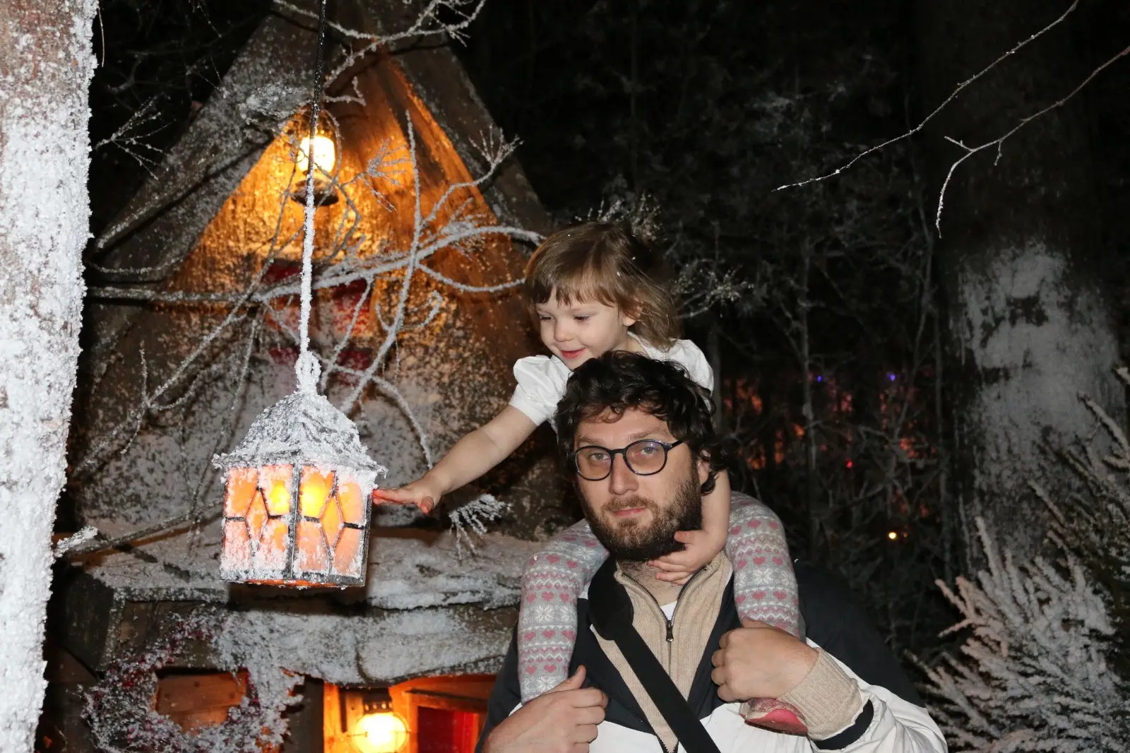 Andrejs Krievkalns seen with his daughter Lizzie (PA Real Life)