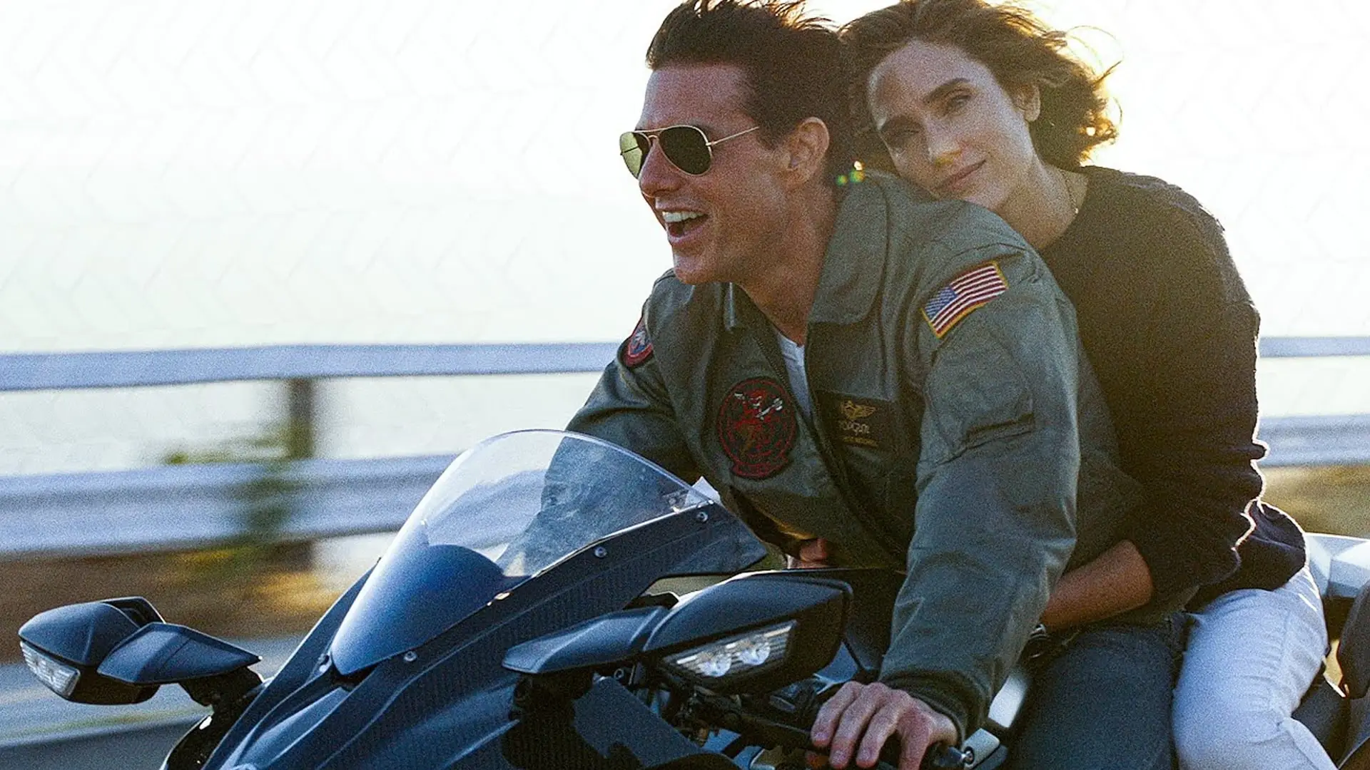 Tom Cruise and Jennifer Connelly in Top Gun: Maverick. (Paramount Pictures)