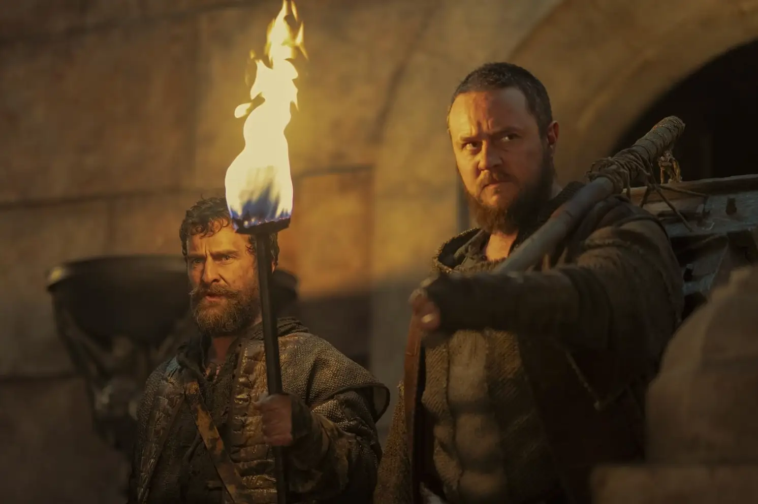 Mark Stobbart and Sam C Wilson in House of the Dragon (HBO) 