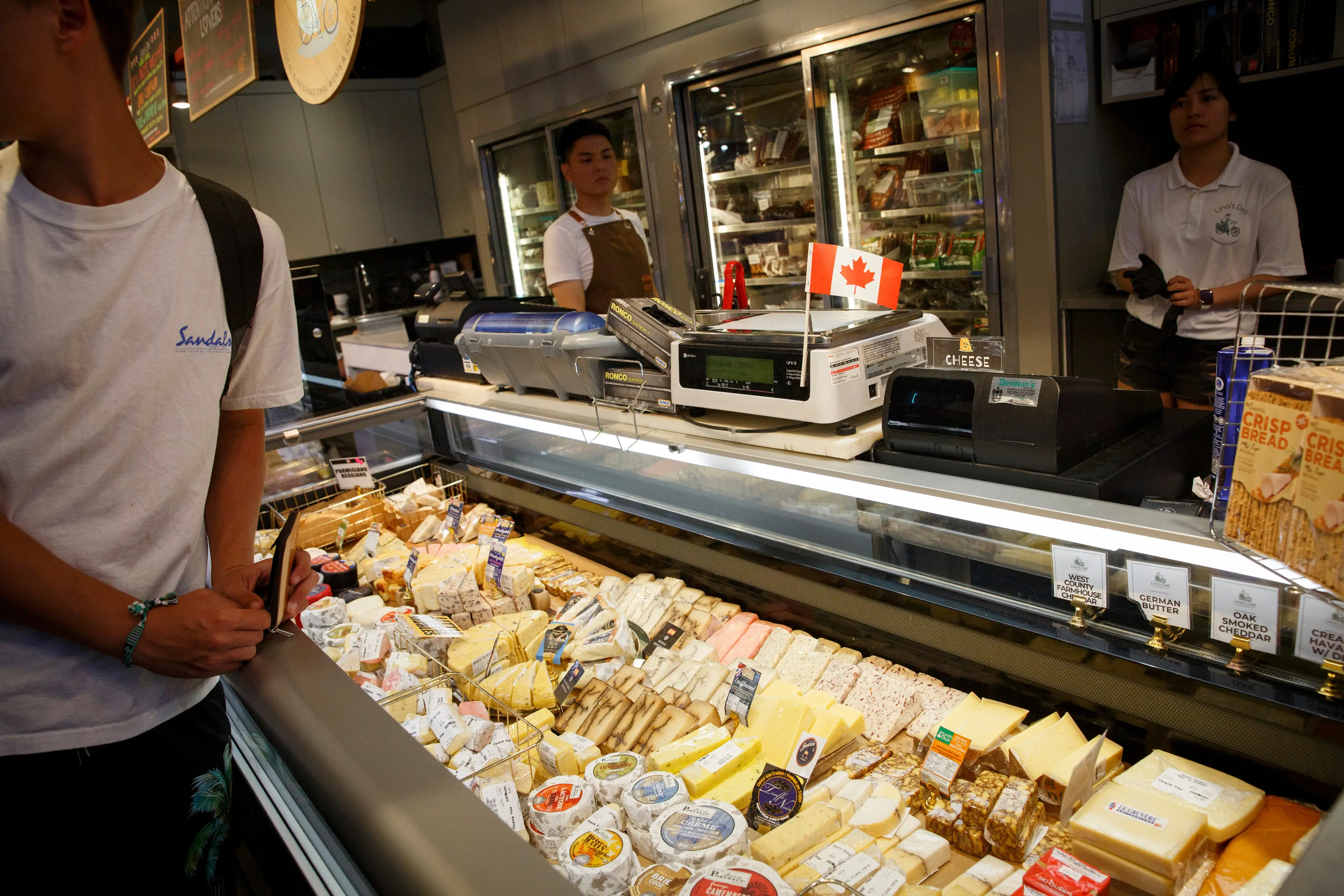 Everyday kitchen staples like milk, cream, and gourmet cheeses are set to become much more expensive (Isabella Falsetti/Bloomberg via Getty Images)