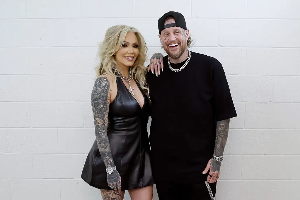 Jelly Roll's wife Bunnie Xo made a surprising revelation about her husband's weight loss (Photo by Taylor Hill/Getty Images)