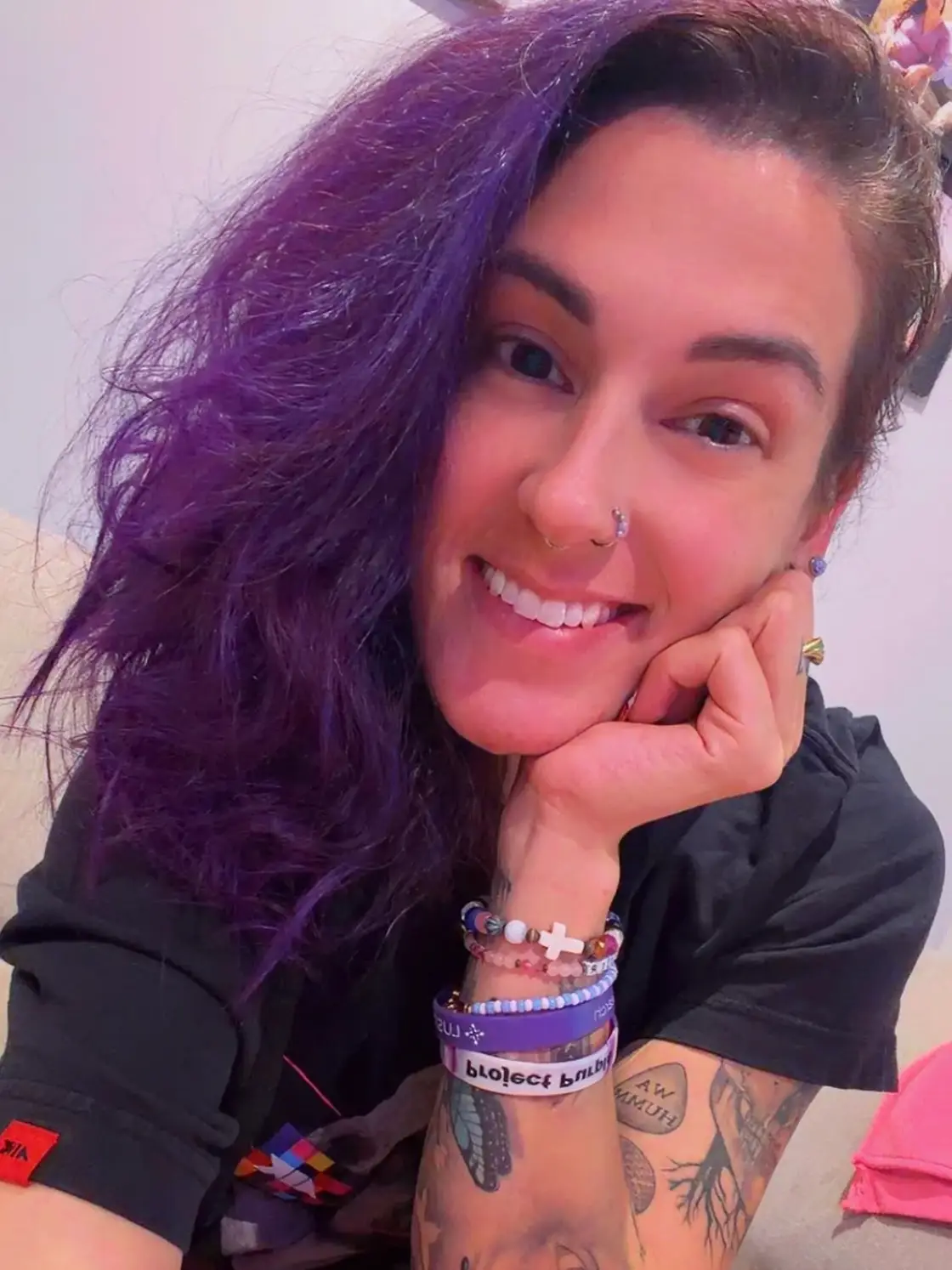 Amy Skoutelas was diagnosed with cancer earlier this year (ayemamaskoutelas/Instagram)