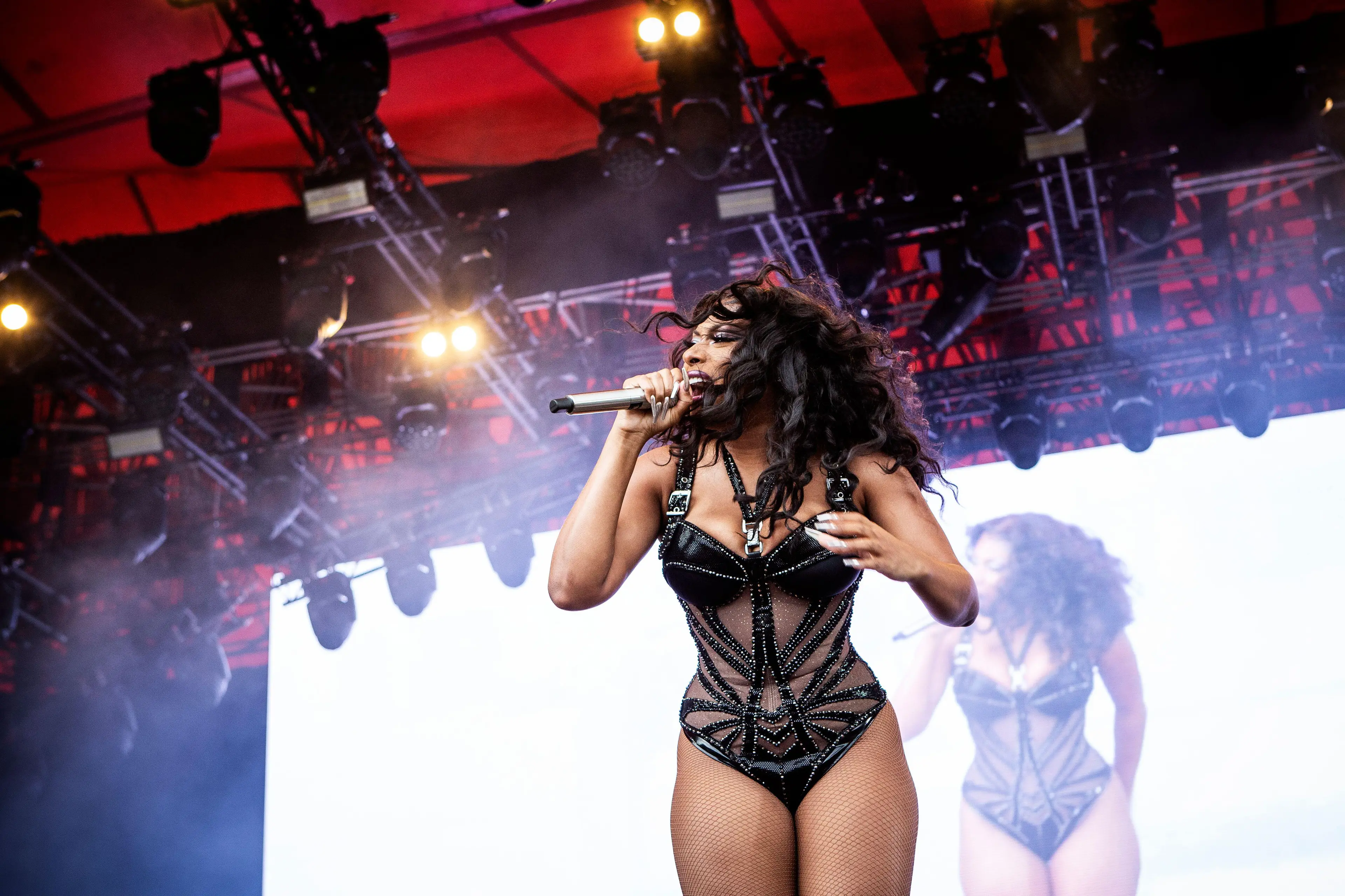 Megan is up for the Favourite Female Hip-Hop artist award at the AMAs.