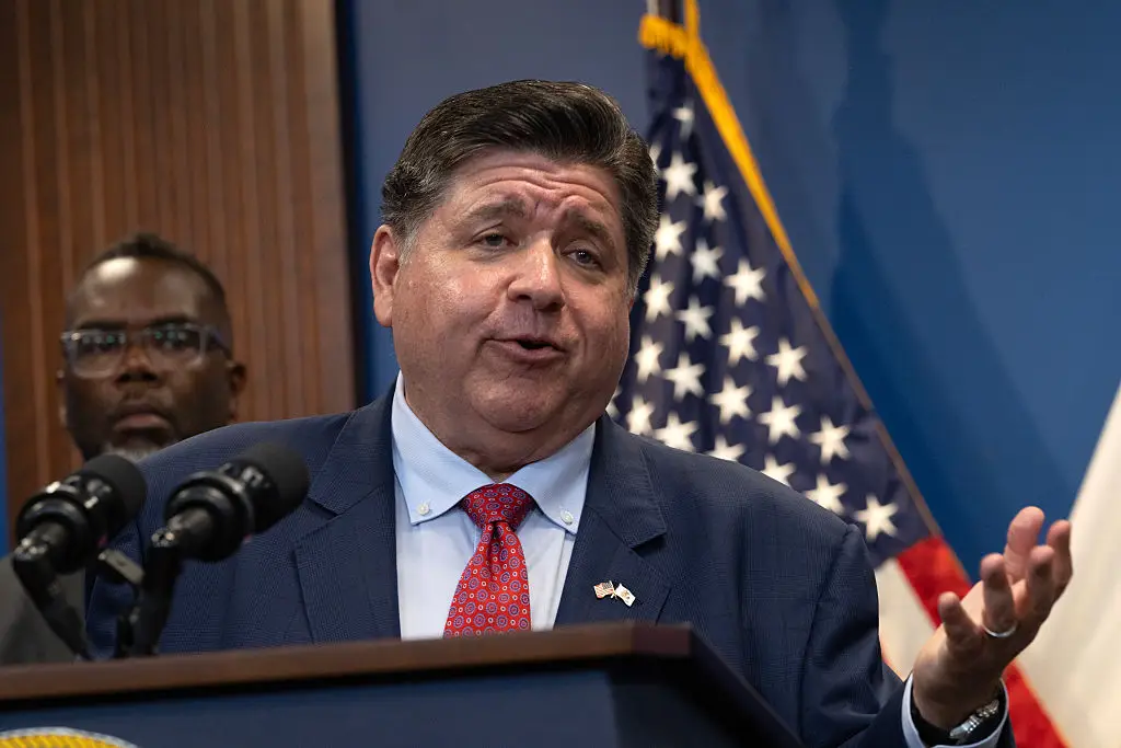Gov JB Pritzker isn't happy about the plan (Scott Olson/Getty Images)