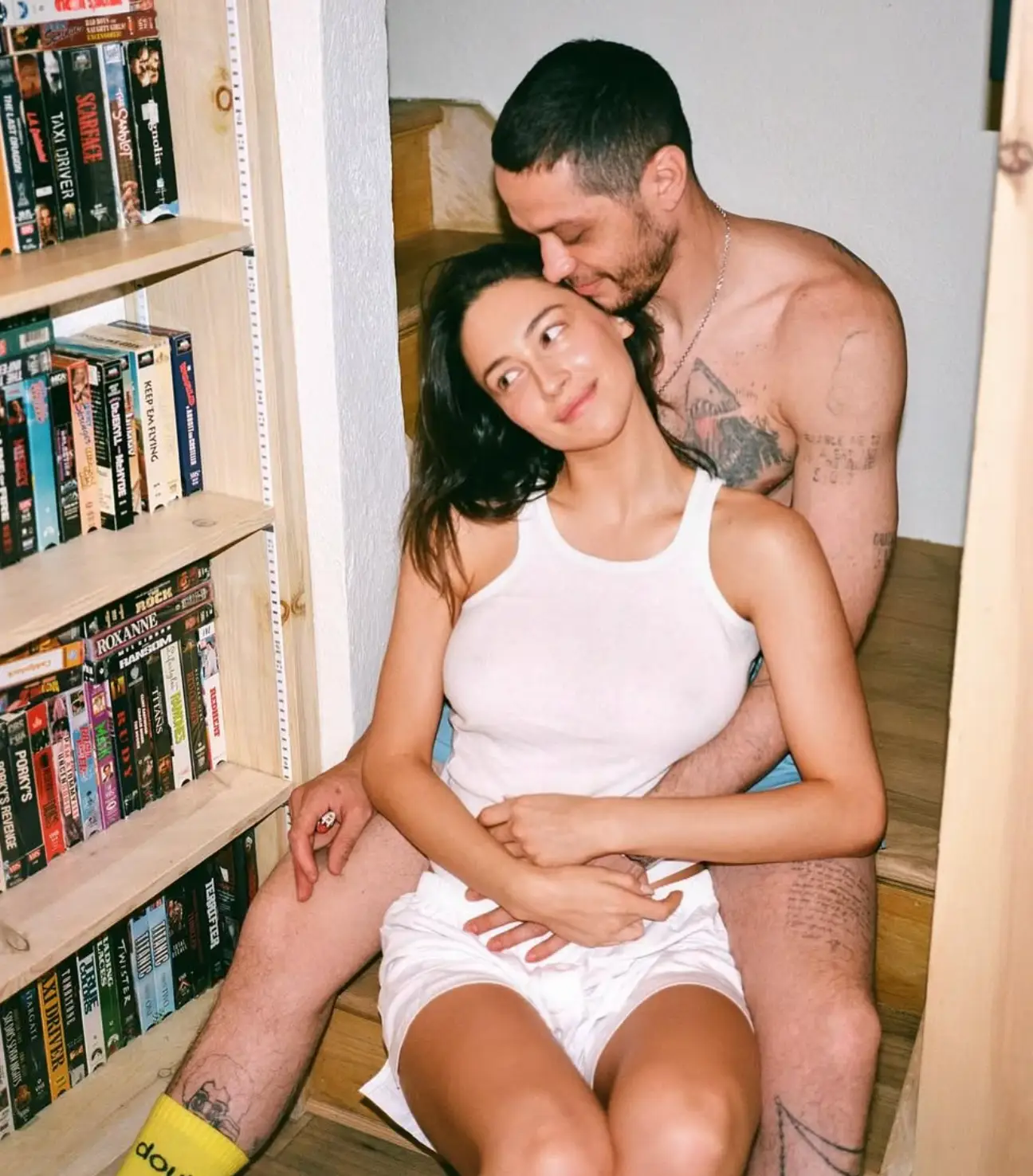 Pete Davidson and Elsie Hewitt have taken to Instagram to share that they are expecting their first child (Instagram/@elsie)