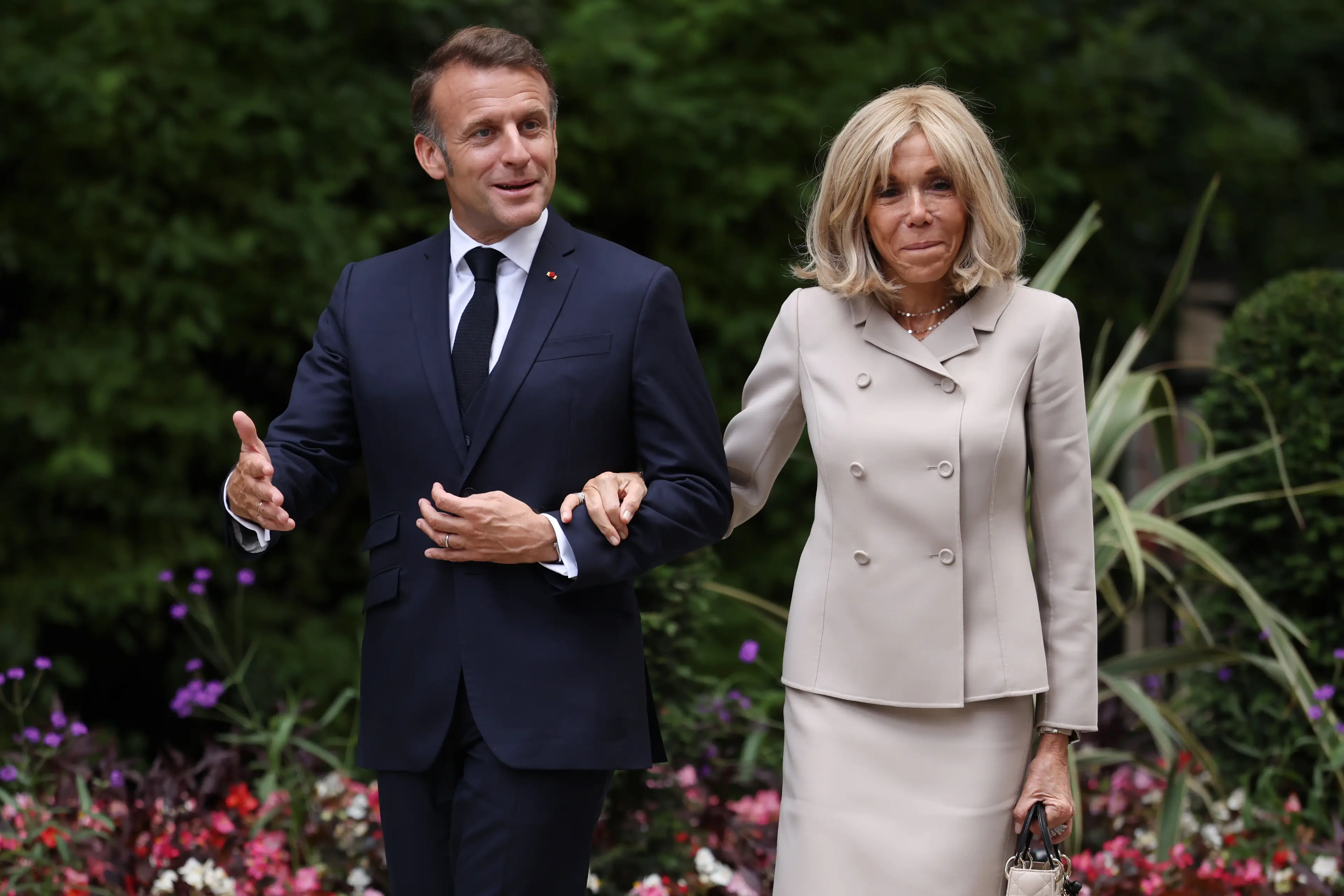 Emanuel Macron and Brigitte Macron have previously filed a lawsuit (Dan Kitwood/Getty Images)