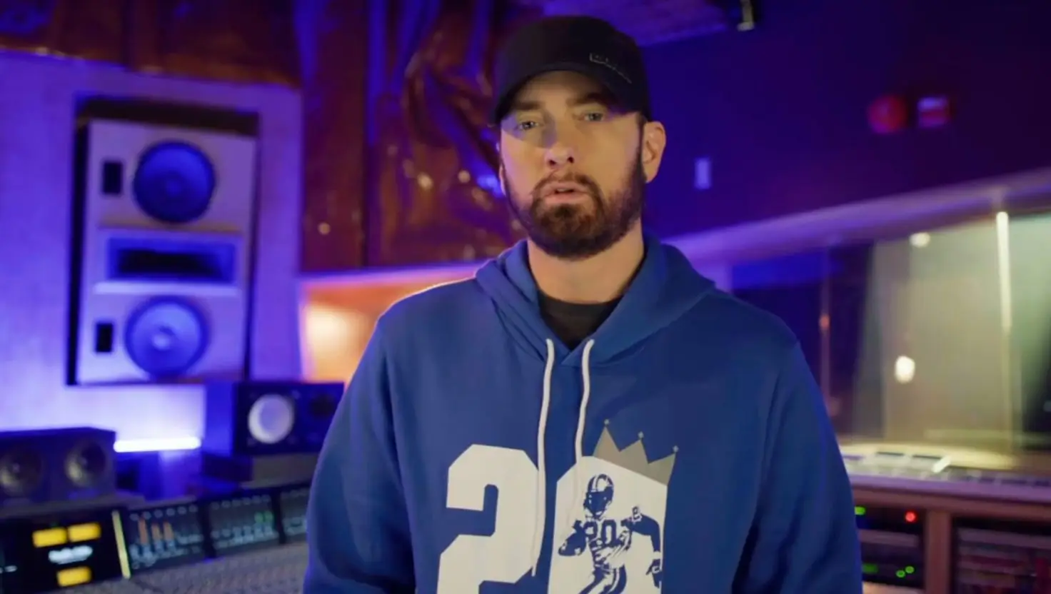 The Detroit rapper has previously referenced Carey in his songs (Instagram/eminem)