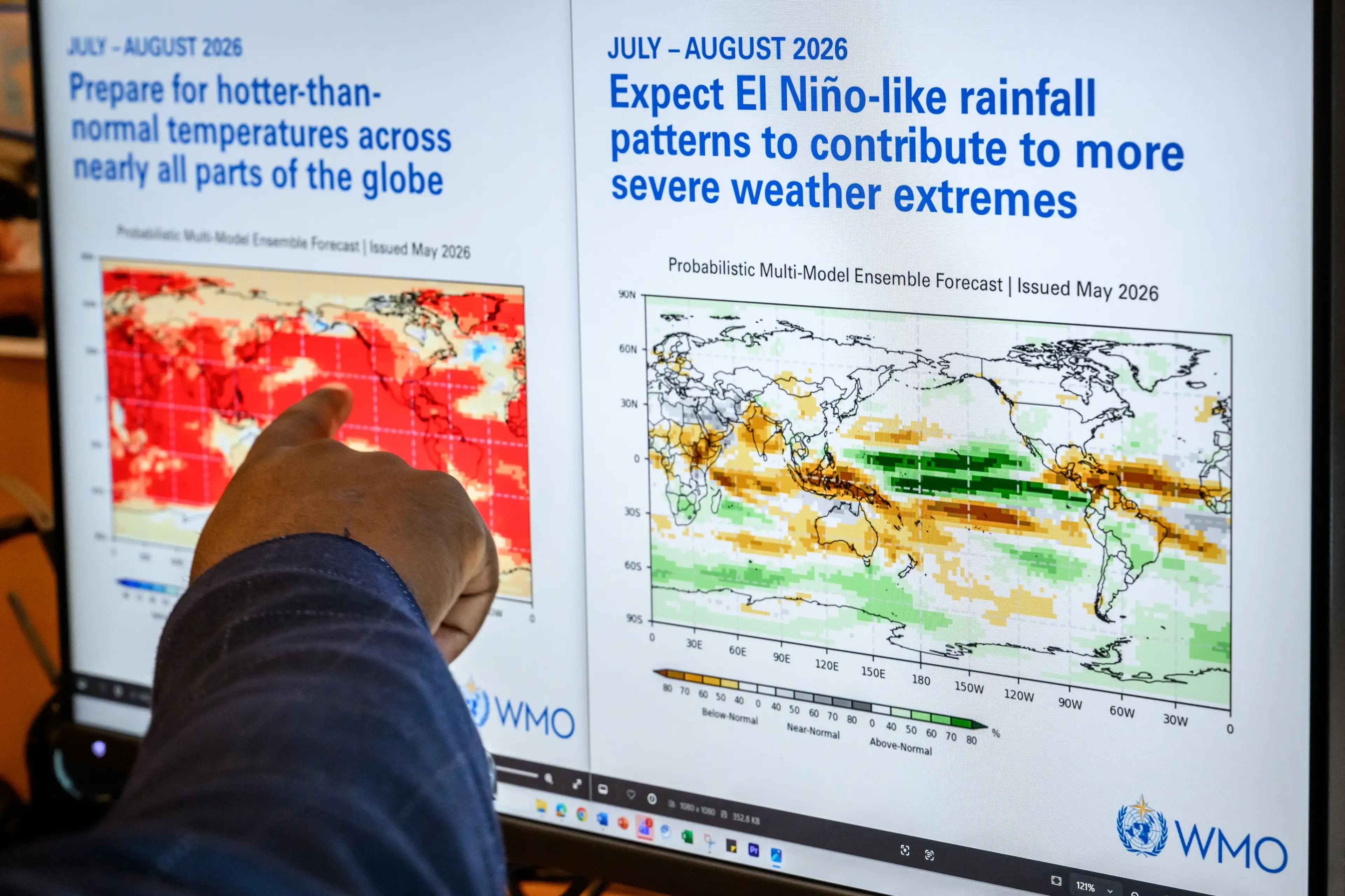 The World Meteorological Organization has warned that an El Niño event is on its way (Fabrice COFFRINI / AFP via Getty Images)