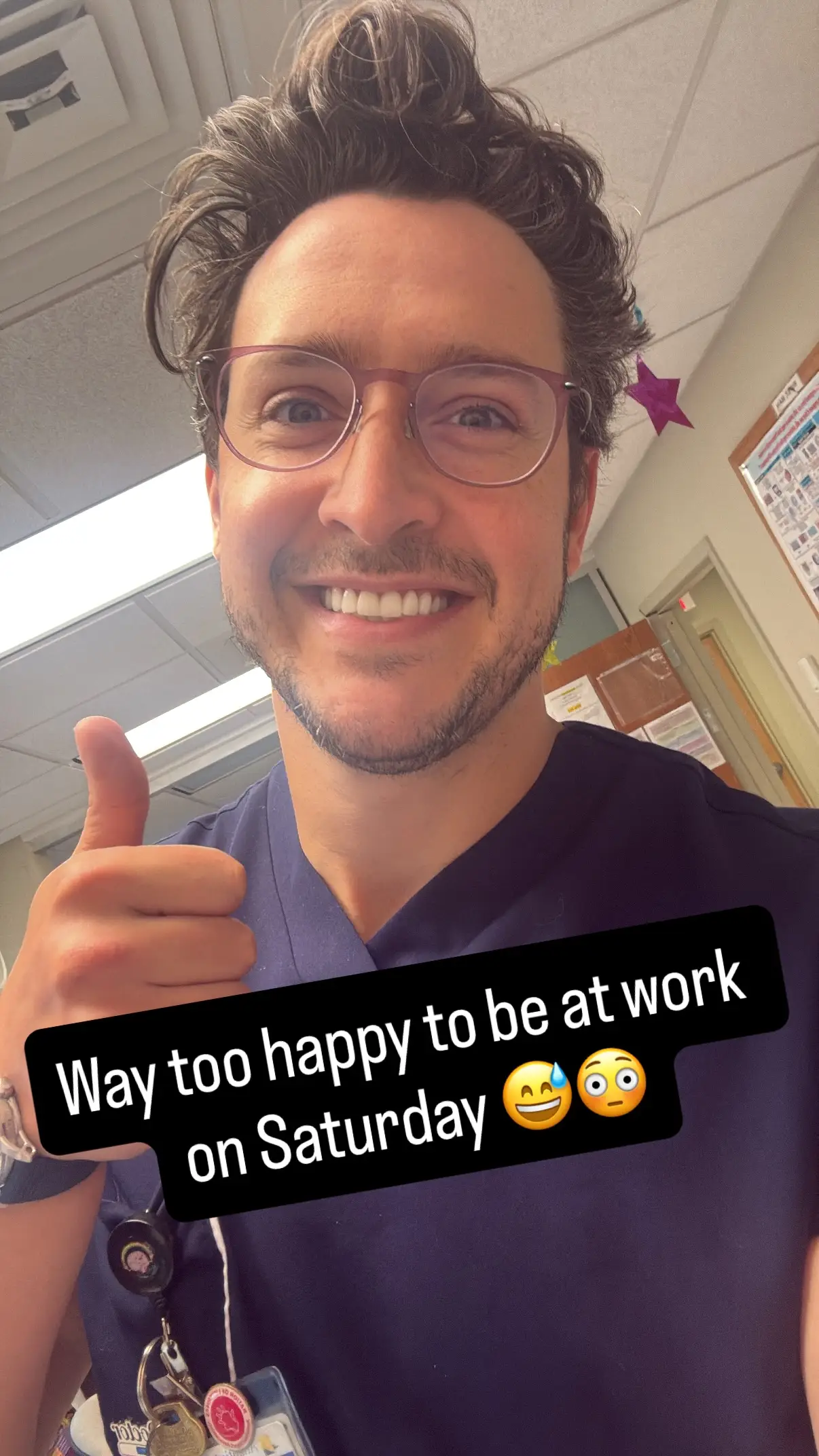 Dr Mike in an Instagram story posted yesterday (October 11), wowing with his good looks for 10 years (Instagram/@doctor.mik)
