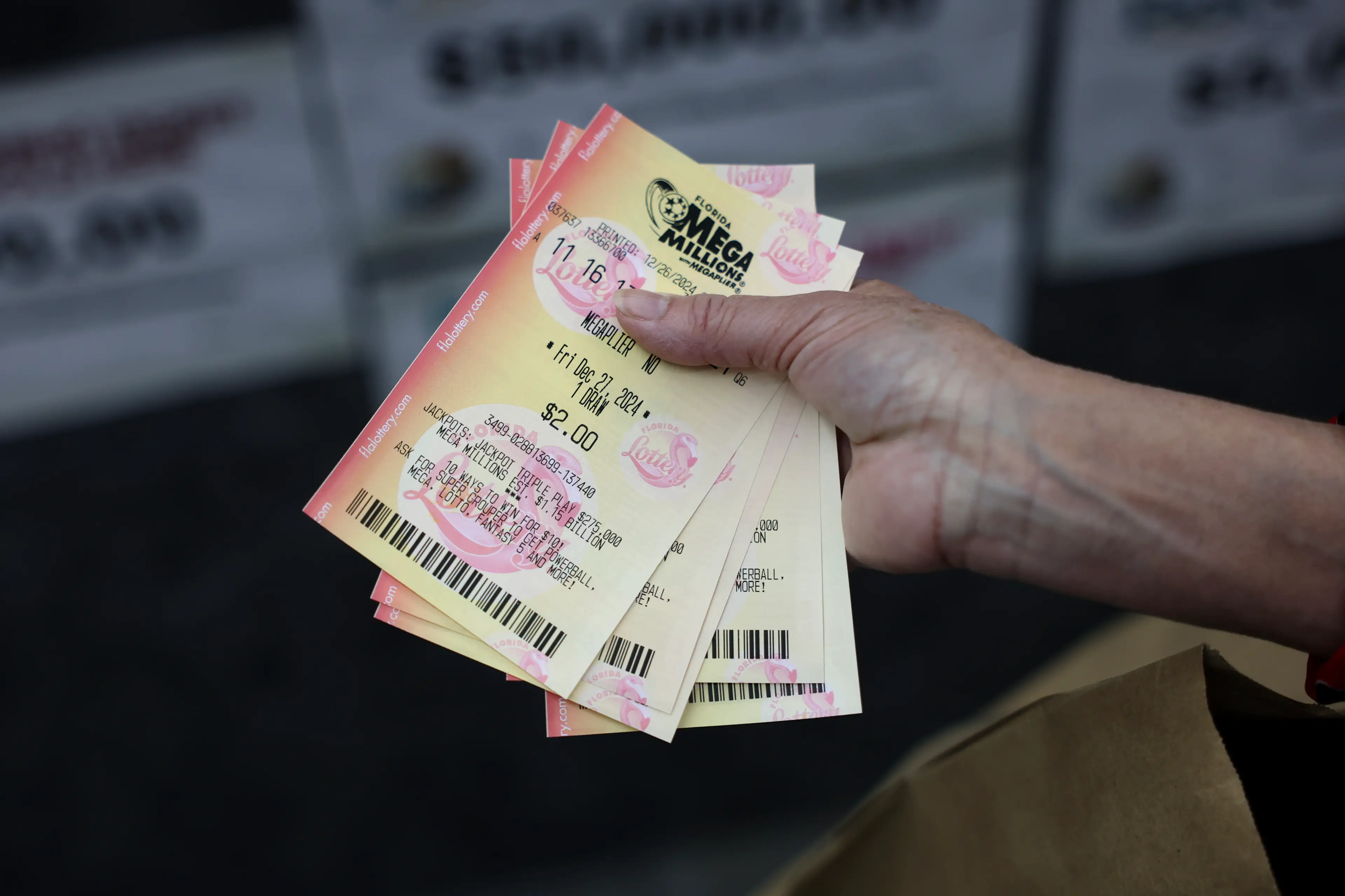 One lucky winner has won big in the Mega Millions (Joe Raedle/Getty Images)