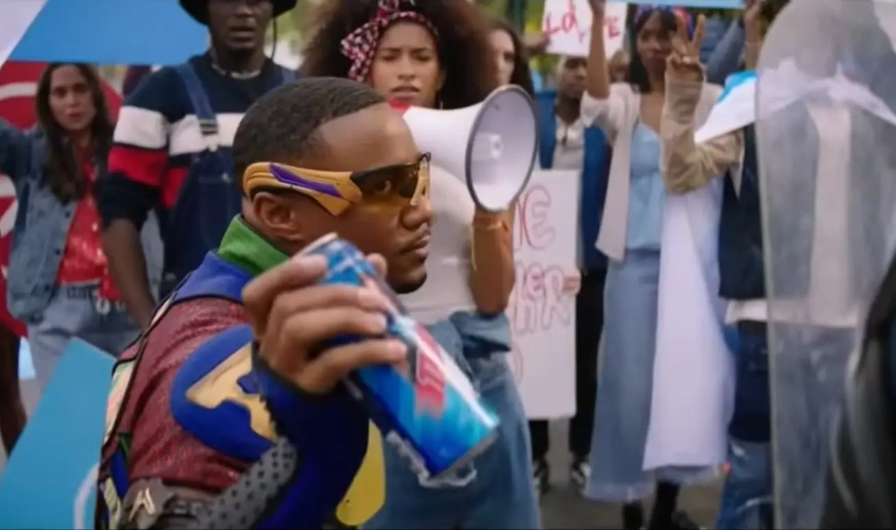 TV show The Boys mocked Kendall Jenner's Pepsi ad in their latest episode.