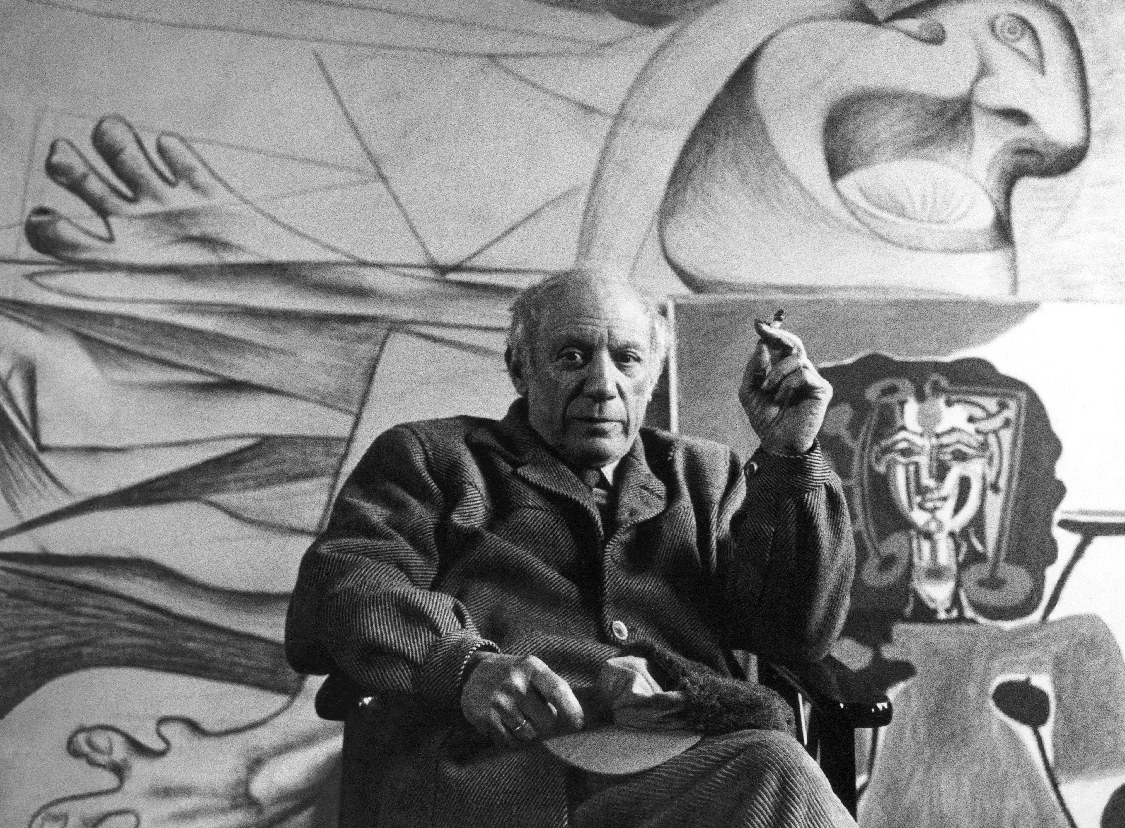Pablo Picasso painted the piece in 1919 (Sanford Roth/Photo Researchers History/Getty Images)