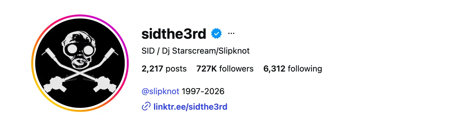 Wilson made a bold change to his Instagram bio (Instagram)