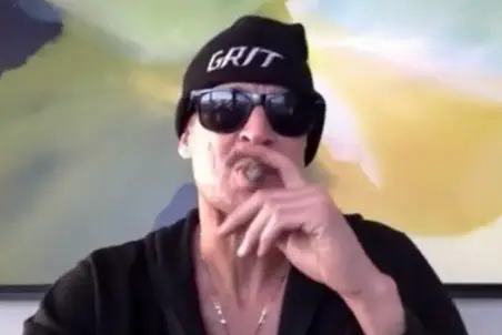 Kid Rock was being interviewed by BBC News (BBC) 