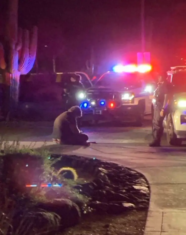 Police were eventually called.