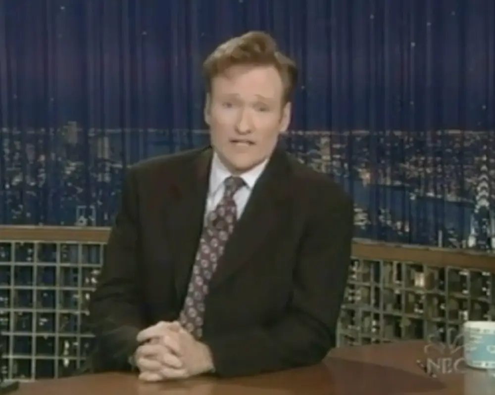 Conan O'Brien also featured a racist sketch about the singer on his show.