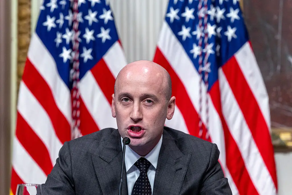 Miller said Trump wants 'peace' (Shawn Thew/EPA/Bloomberg via Getty Images)