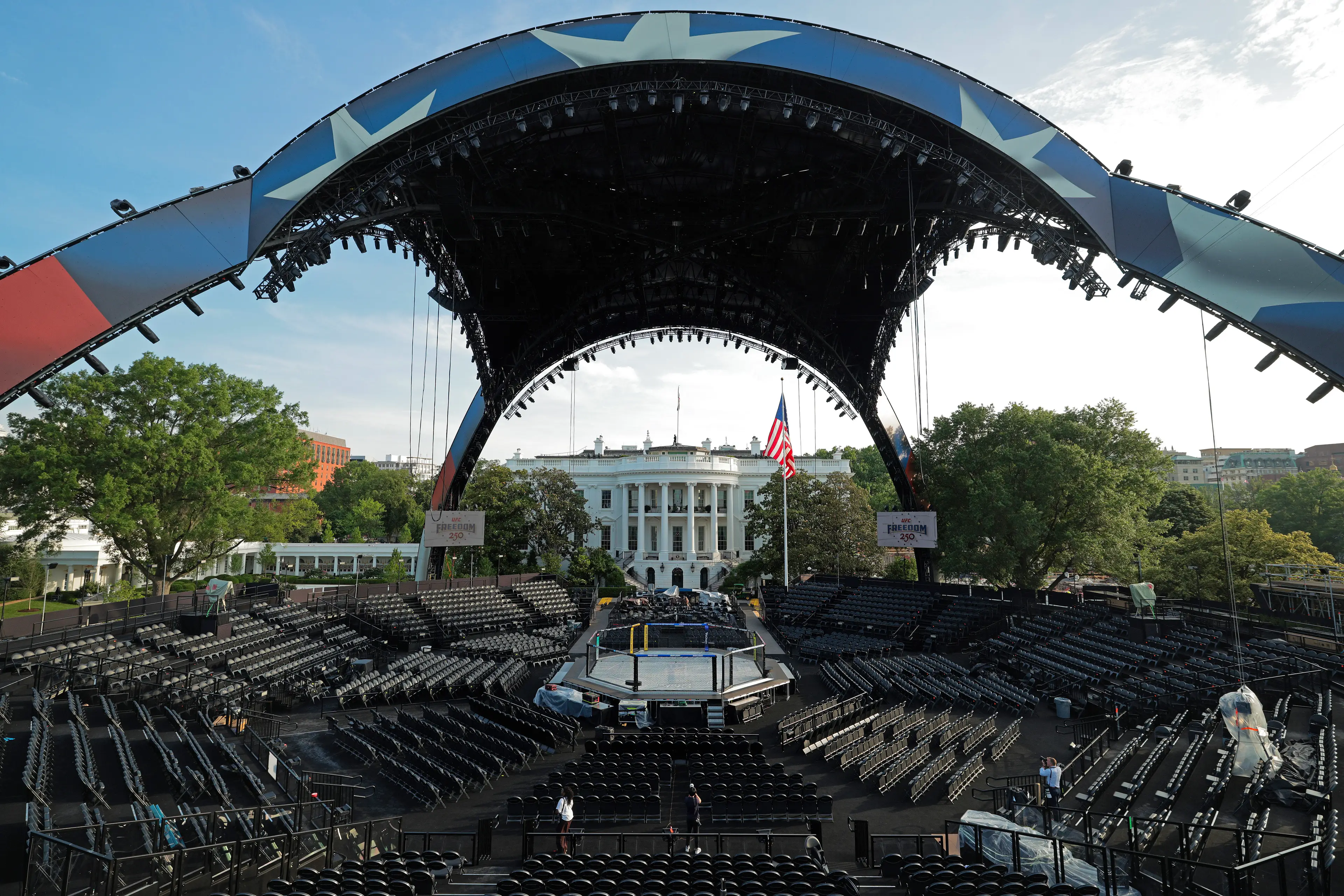 Americans were asked what they think of the event (Chip Somodevilla/Getty Images)