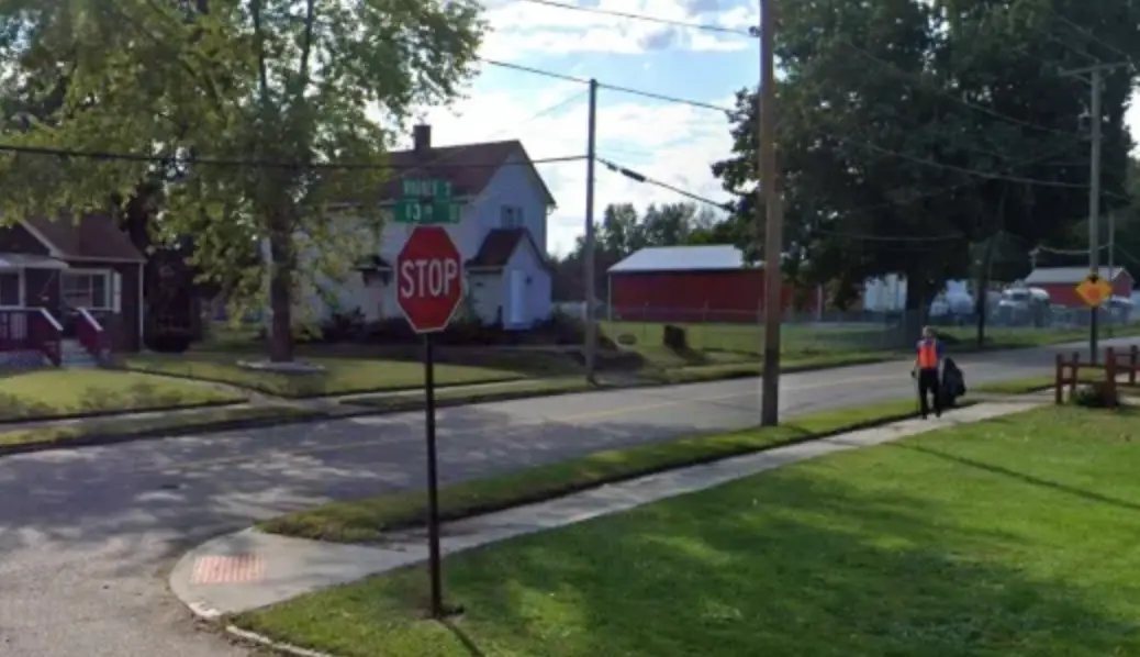 The area in Ohio where the alleged incident happened. (Google)