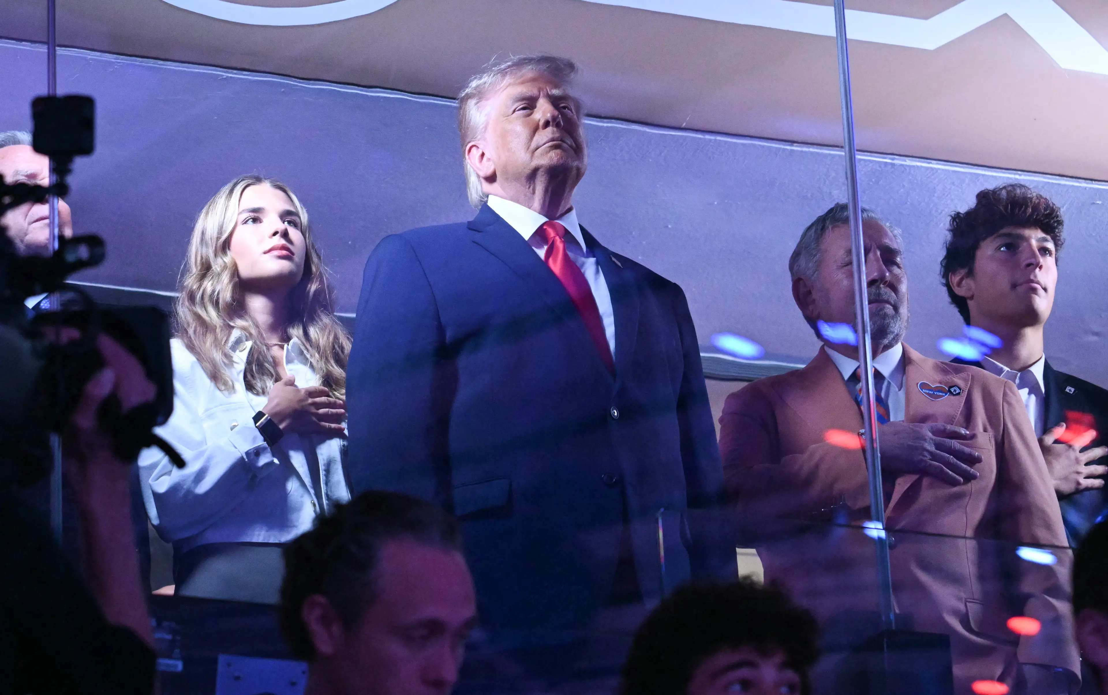 Trump had a far from warm welcome at the NBA Game 3 Final (SAUL LOEB / AFP via Getty Images)