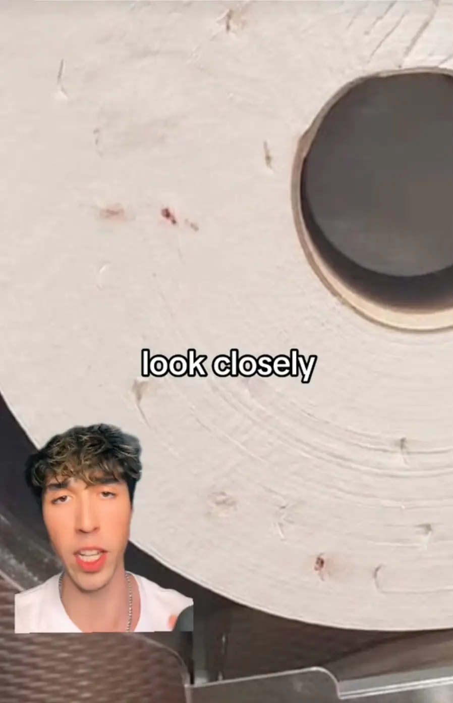 A TikToker has issued a stark warning about public restroom toilet roll.