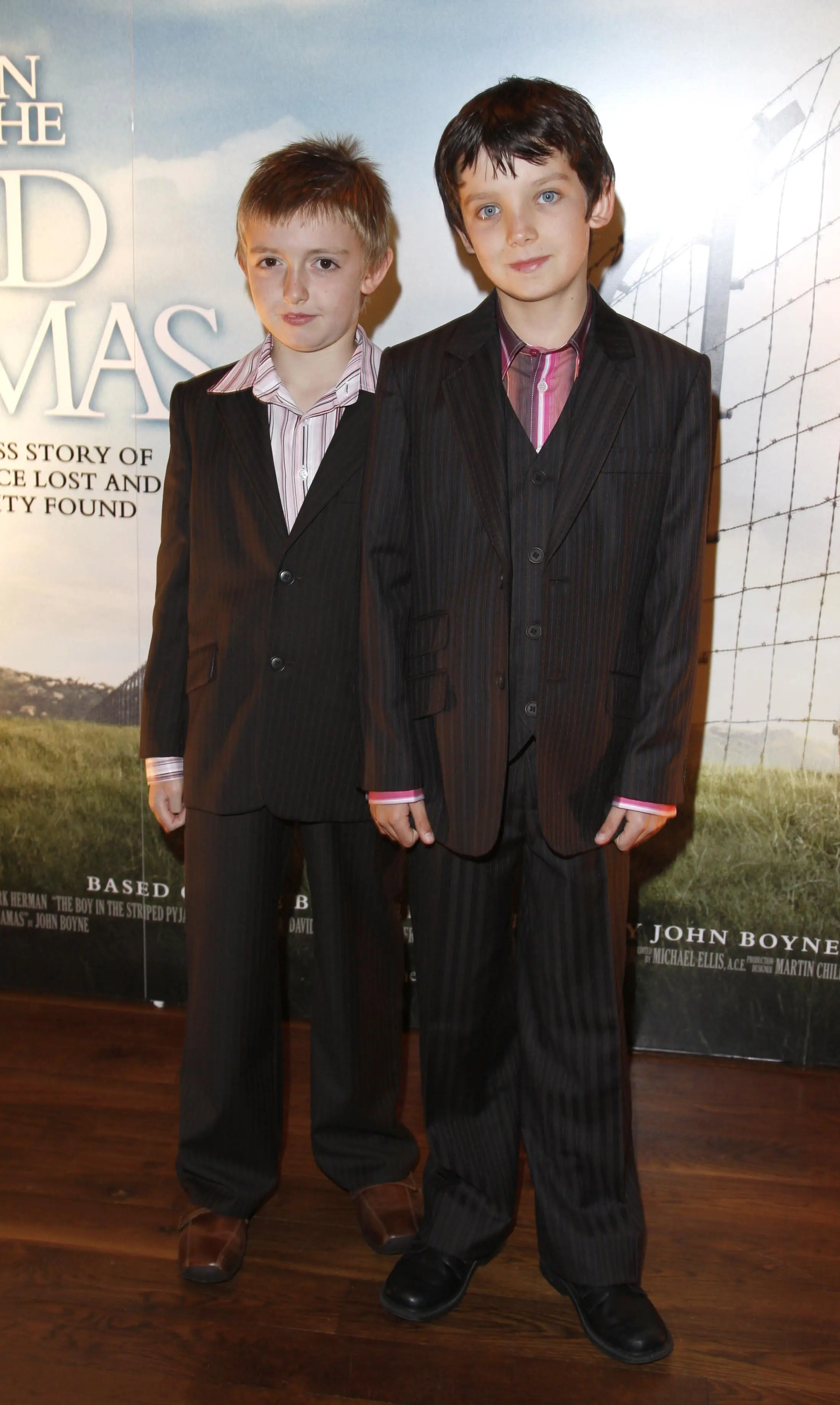 Jack Scanlon and Asa Butterfield pictured in 2008 (Jon Furniss/WireImage)