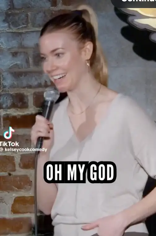 The comedian agreed with heckler who finds her boyfriend funny.