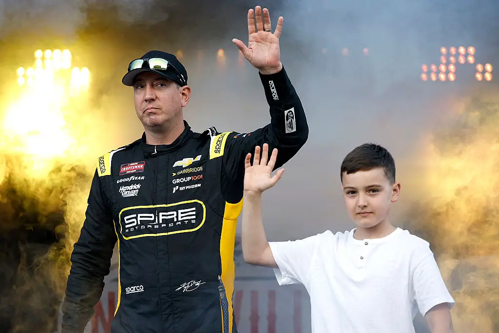 Brexton aspires to be a NASCAR Cup Series champion like his father (Photo by Sean Gardner/Getty Images)