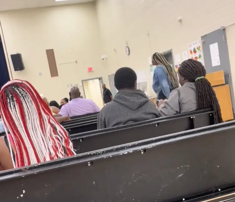 Staff and students were left shocked. (TikTok / @just.netris)
