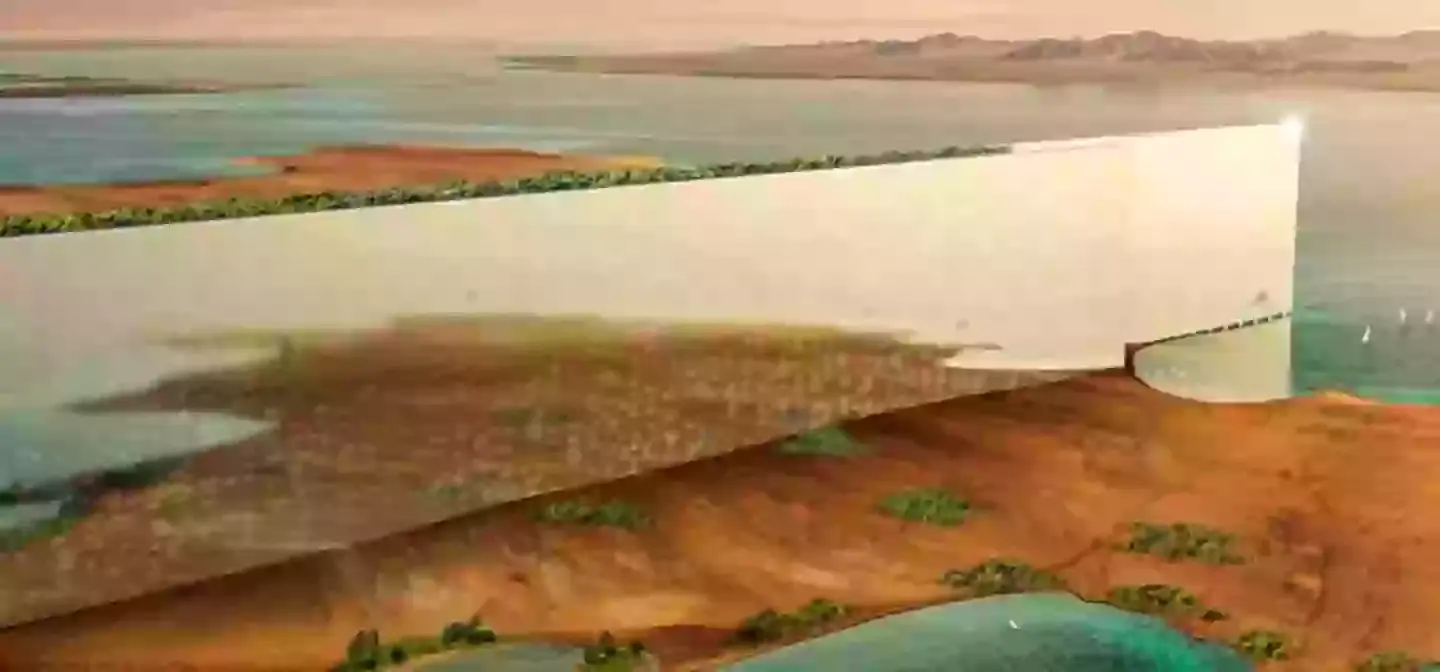 The Line is set to be encased in a glass exterior (Neom)