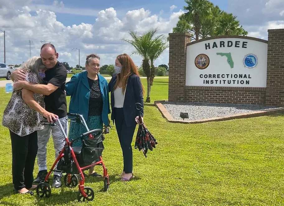 The former prisoner has opened up on life back in society. (Innocence Project of Florida)