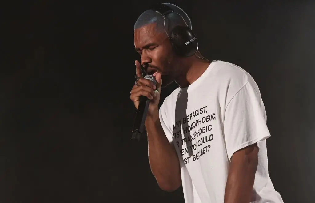 As did Frank Ocean (Photo credit should read ANGELA WEISS/AFP via Getty Images)