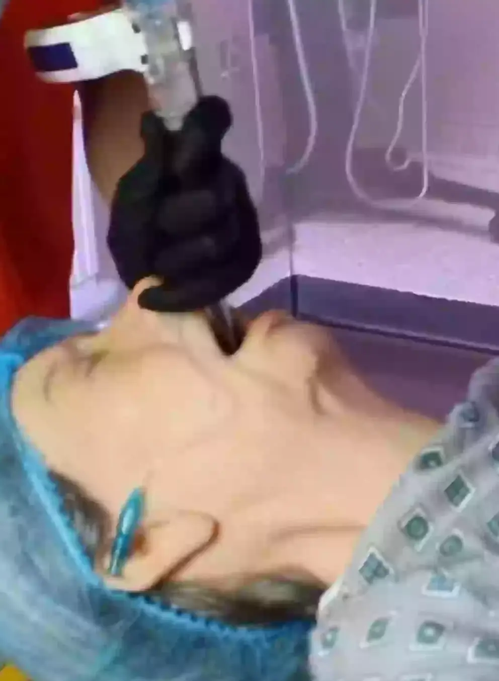 The video is pretty 'terrifying' (TikTok/@echo_healthcare)
