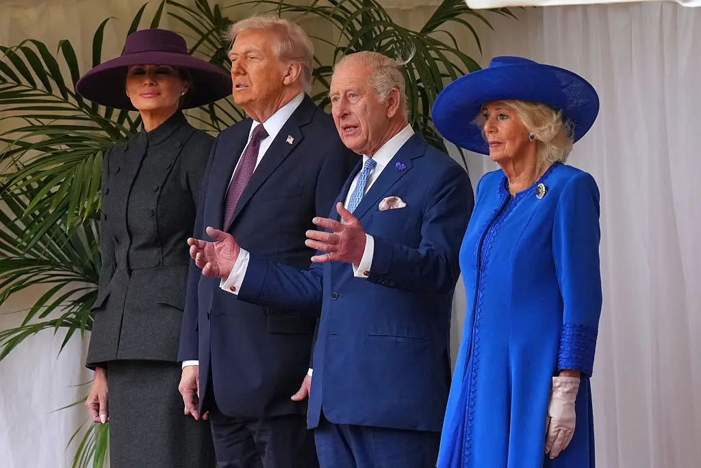 Donald and Melania Trump are in Windsor to see King Charles and Queen Camilla (Kirsty Wigglesworth - WPA Pool/Getty Images)