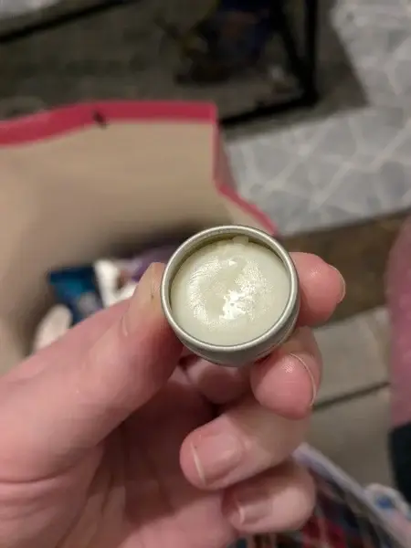 She claimed the balm had finger prints in it (SecretSantafrom2020/Mumsnet)
