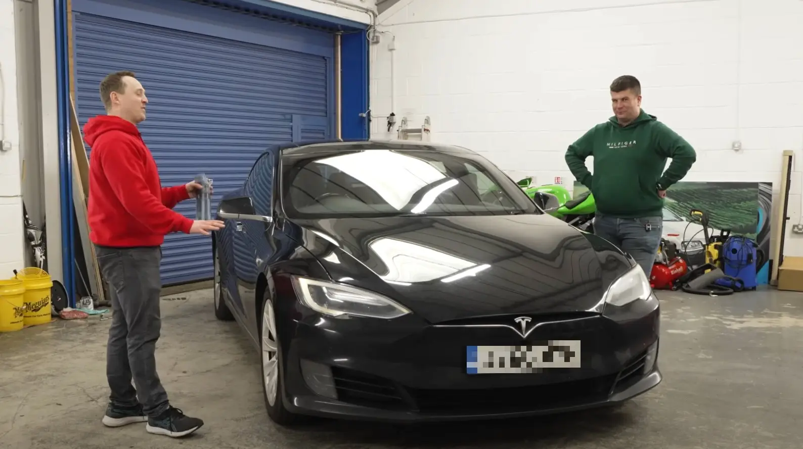 The Tesla is supposedly 'the cheapest in the world' (YouTube/Autoalex Cars)