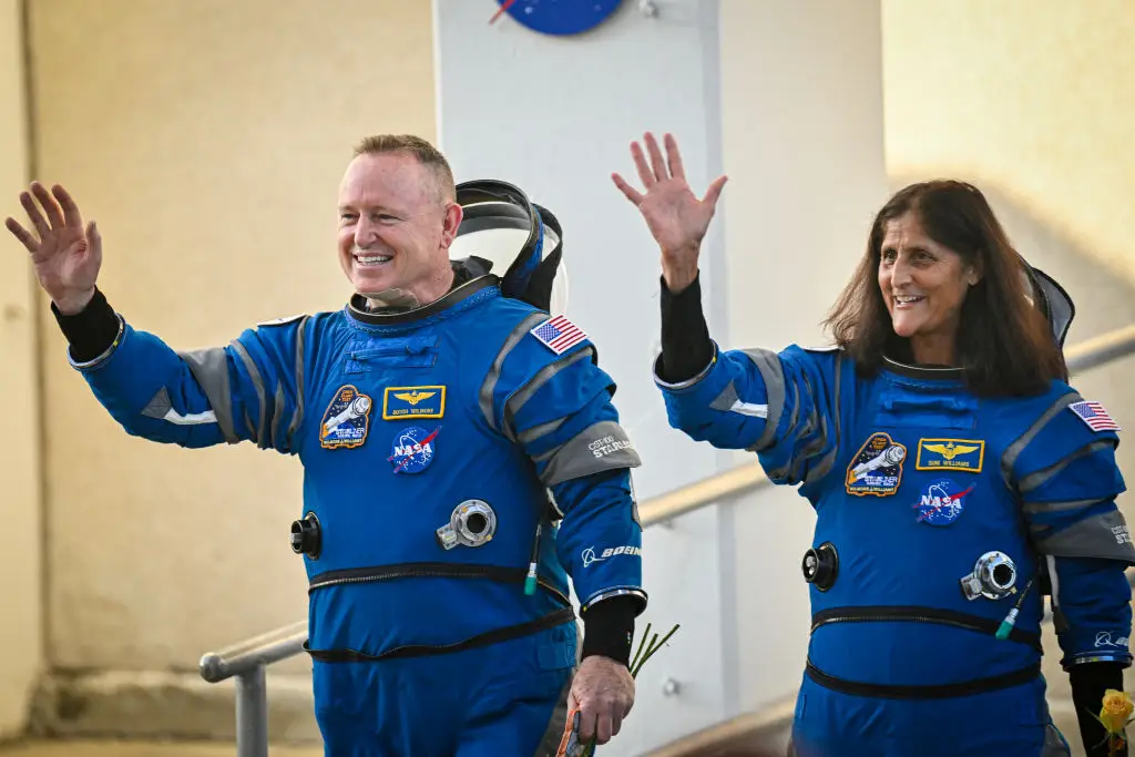 Butch Wilmore and Suni Williams left for space on June 5, 2024 (MIGUEL J. RODRIGUEZ CARRILLO/AFP via Getty Images)