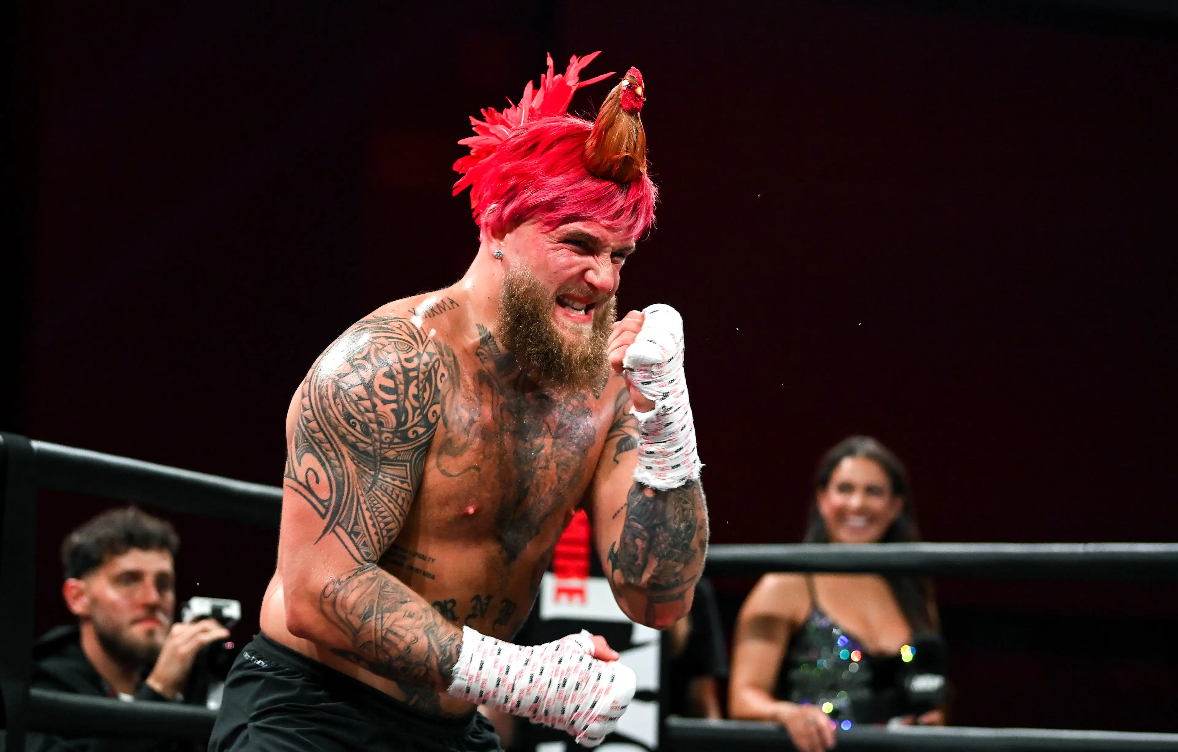 Jake Paul paid tribute to the talented young boxer online (Stephen McCarthy/Sportsfile via Getty Images)