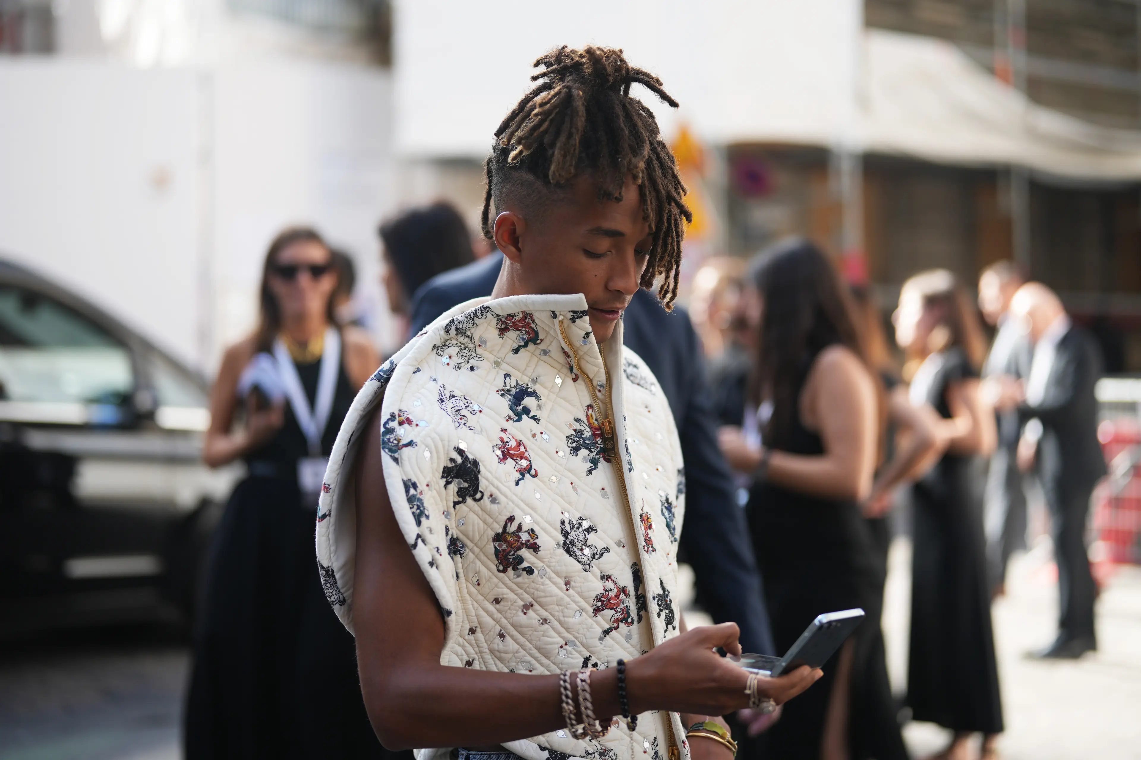 Jaden Smith has been busy despite leaving Hollywood behind.