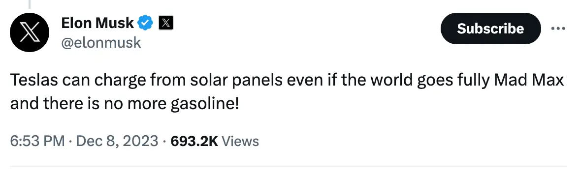 Elon Musk seemed to miss the mark with his comment.