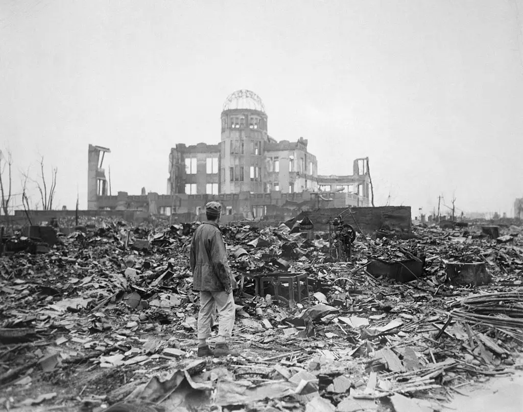The Hiroshima Peace Memorial (Bettmann/Getty Images)