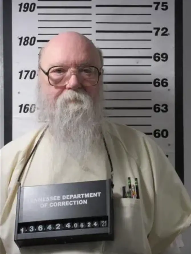Oscar said he would not be the last 'innocent' man to be put to death (Tennessee Department of Corrections)