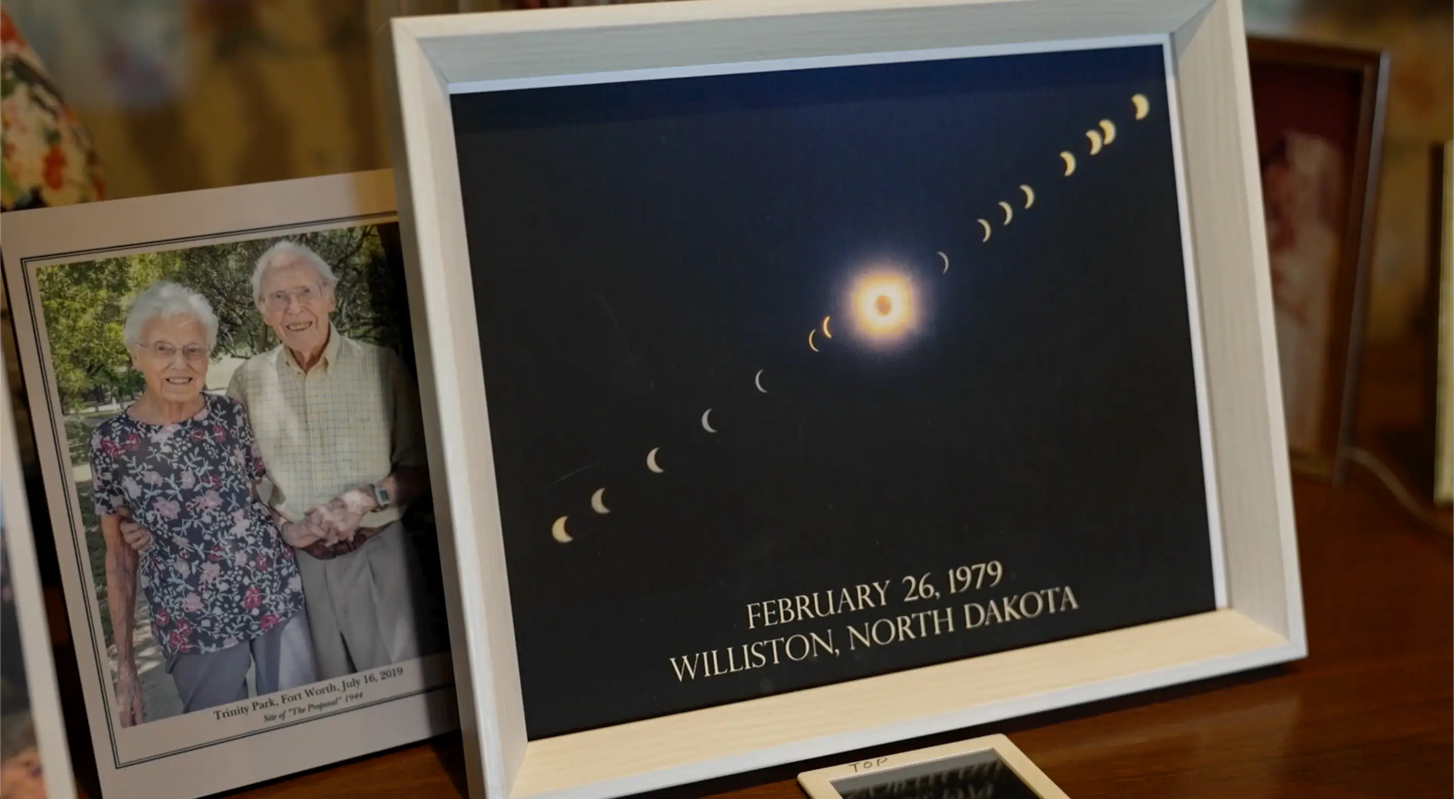 Biser had seen 12 eclipses with his wife, and this is the first without her. WFAA