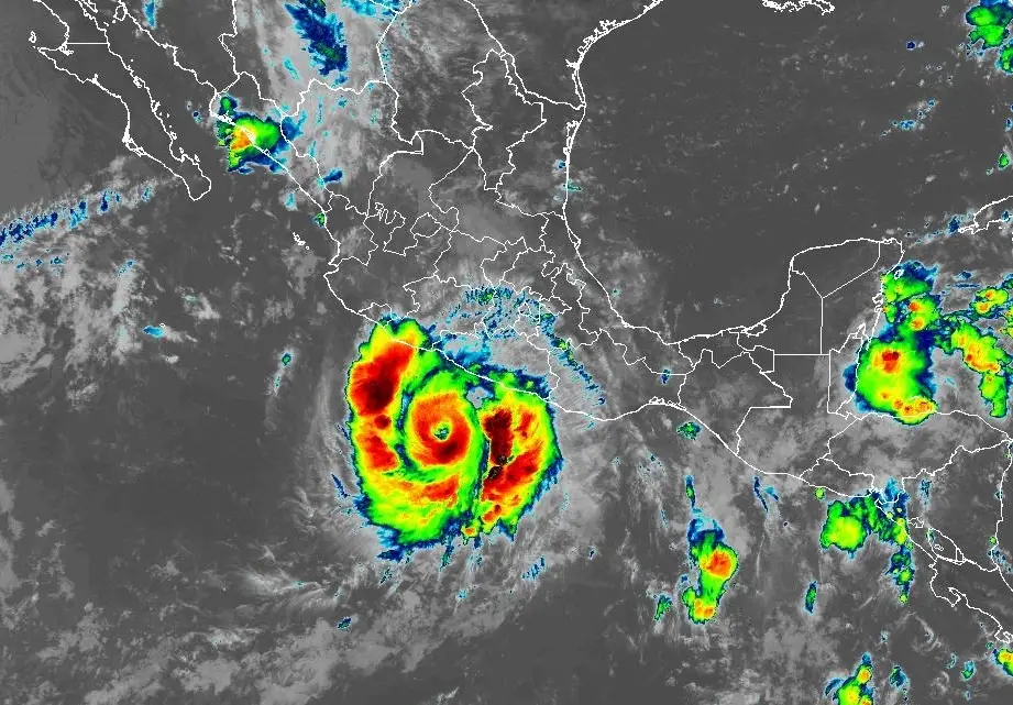 Tourists in several popular Mexican regions have been advised to prepare to evacuate (NESDIS Satellite Services Division (NOAA)