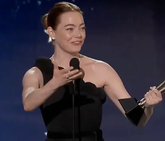 Emma Stone said her win was 'crazy'.